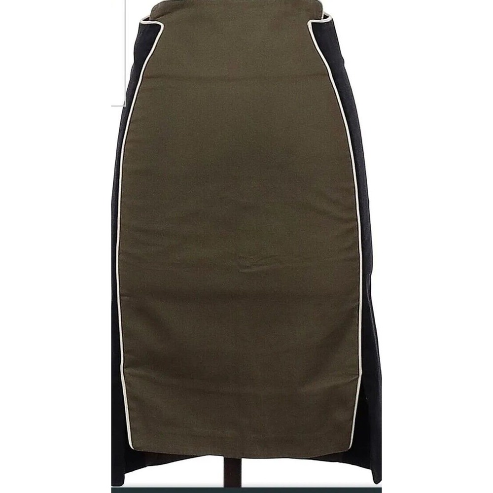 Veronica Beard Womans Green Skirt Sz 1 Classic 0369